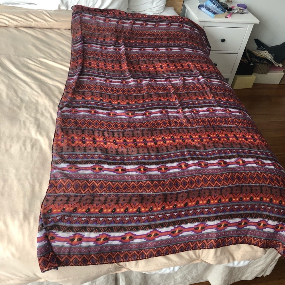 Ecote Urban Outfitters Abstract Huge Spring Scarf